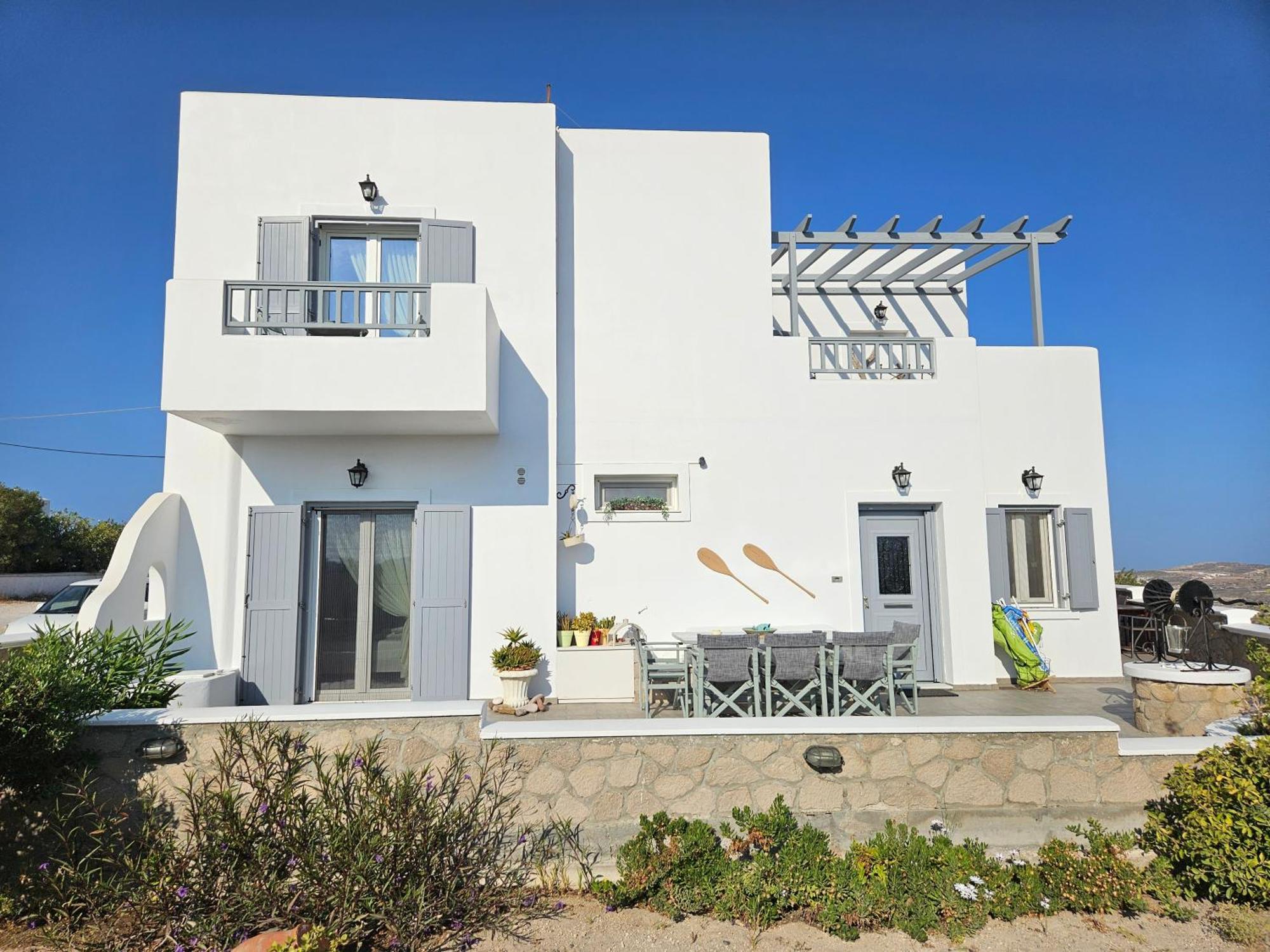 Milos Sun Villa Peran Triovasalos Εξωτερικό φωτογραφία